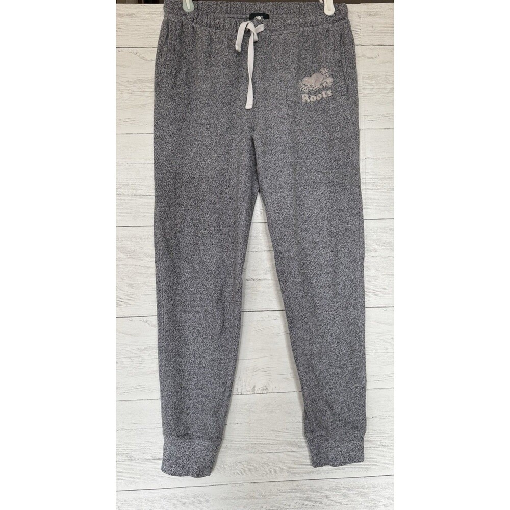 Roots Marled Grey Jogger Sweatpants Size XS - Picture 12 of 13